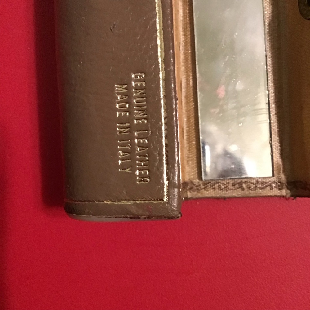2 Elegant Vintage Brevettato Leather Lipstick Case Holders - Picture 8 of 8